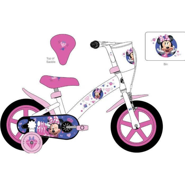 VELO MINNIE 12 POUCES SIDJ 22434W