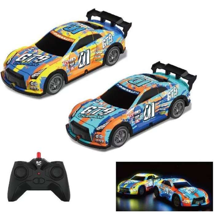 VOITURE DE COURSE GT9 LED RDC SIDJ RC1103