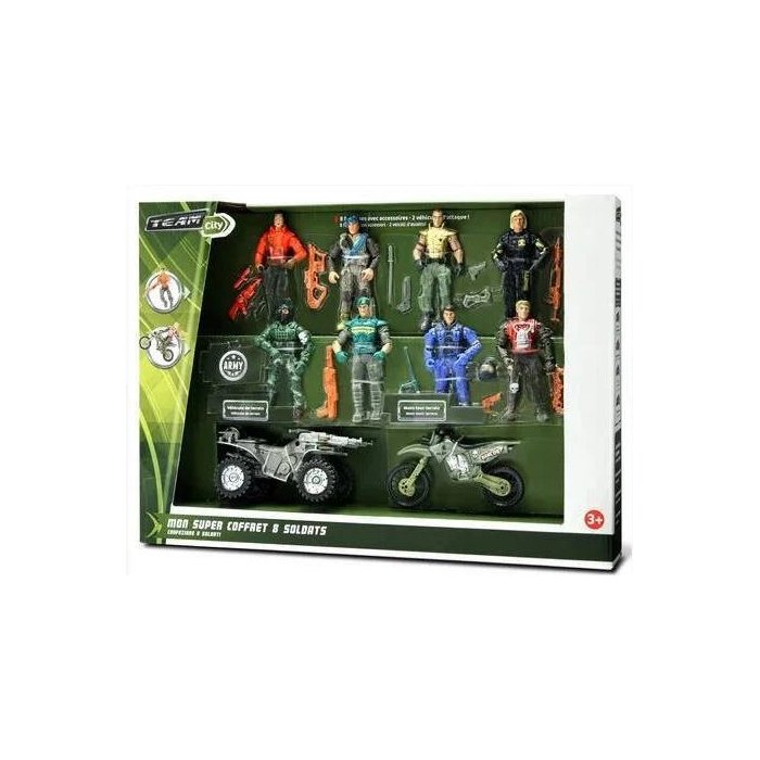 COFFRET 8 SOLDATS ET ACC SIDJ 33918