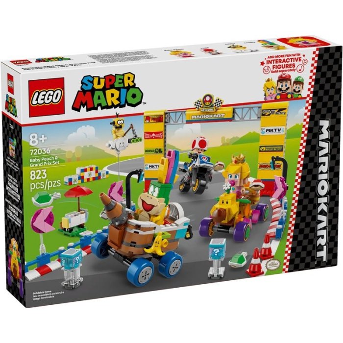 MARIO KART BEBE PEACH ET LEGO 72036