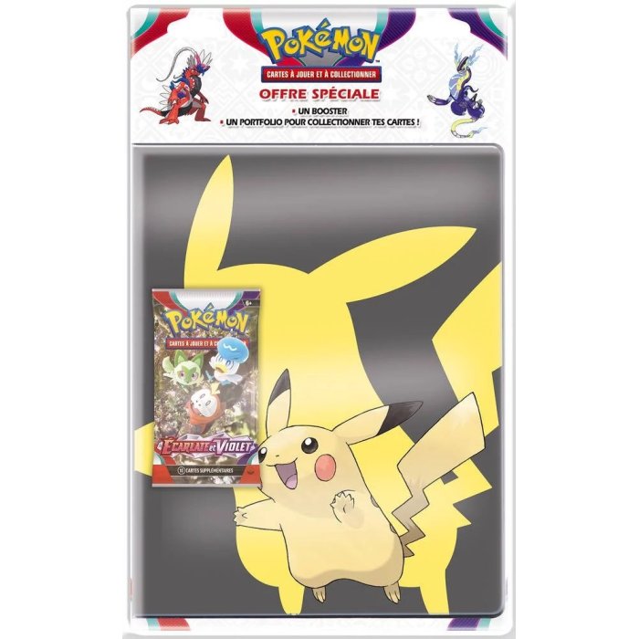 POKEMON PACK PORFOLIO AVEC BOOSTER ASMODEE POB09