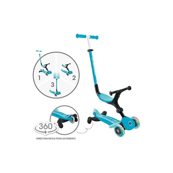 TROTTINETTE 3 ROUES EVOLUTIVEGO UP ACTIVE LIGHT