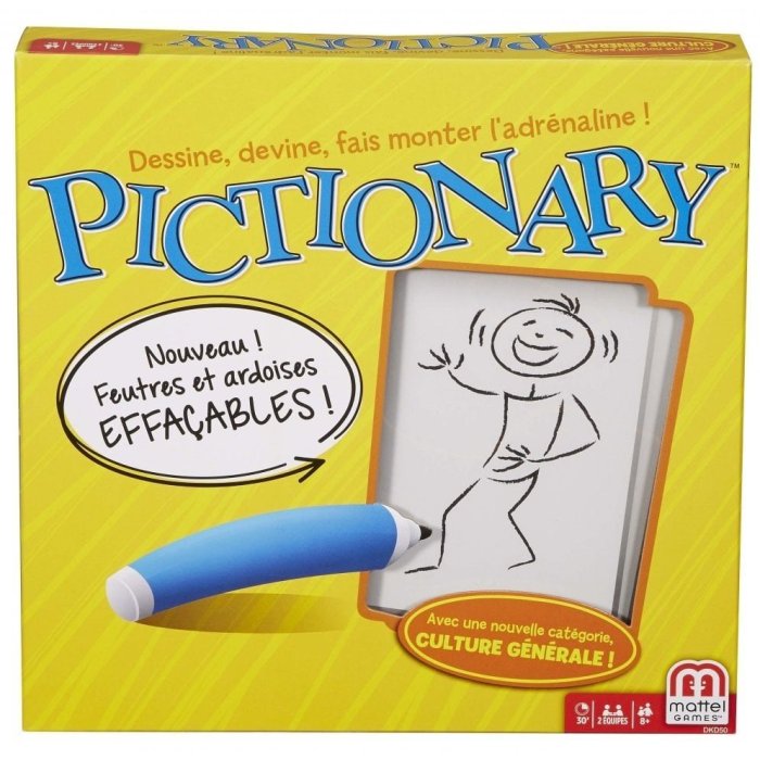 PICTIONARY FRANCE MATTEL DKD50