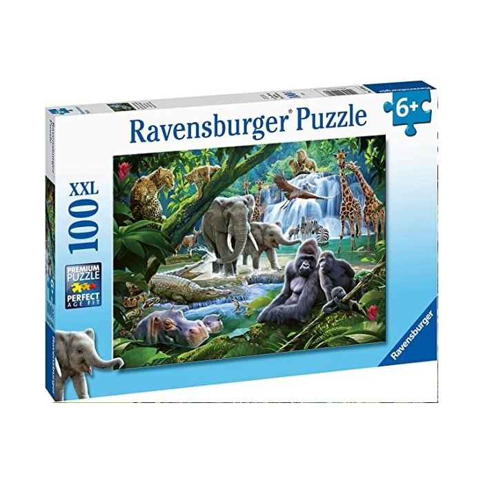 100 PCS PUZZLE ANIMAUX DE JUNGLE RAVENS 12970