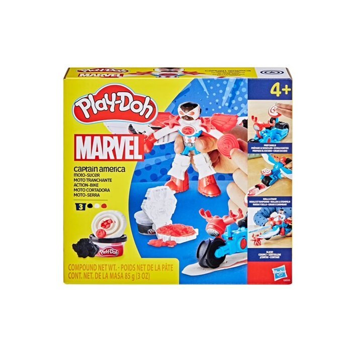 PLAYDOH CAPTAIN AMERICA MOTO SLICER HASBRO G05555