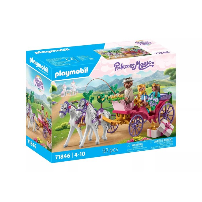 CALECHE AVEC COUPLE PRINCIER PLAYMOBIL 71846