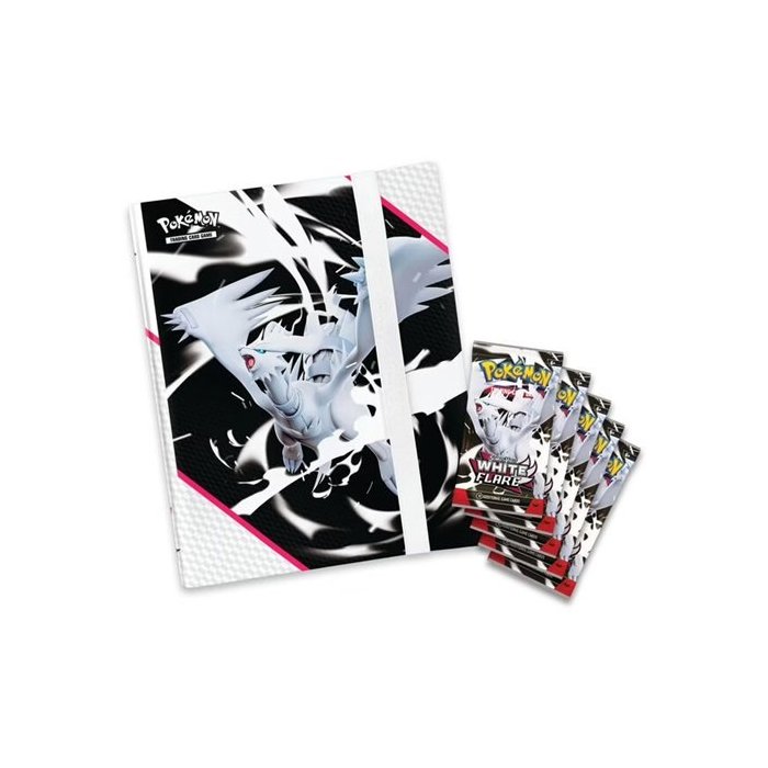 POKEMON PORTFOLIO A4 9 PCHETTES + 5 BOOSTER ASMODE