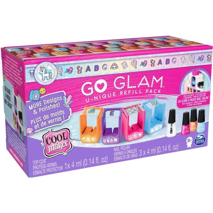 COOL MAKER RECHARGES GO GLAM NAIL SPINMASTER 60627