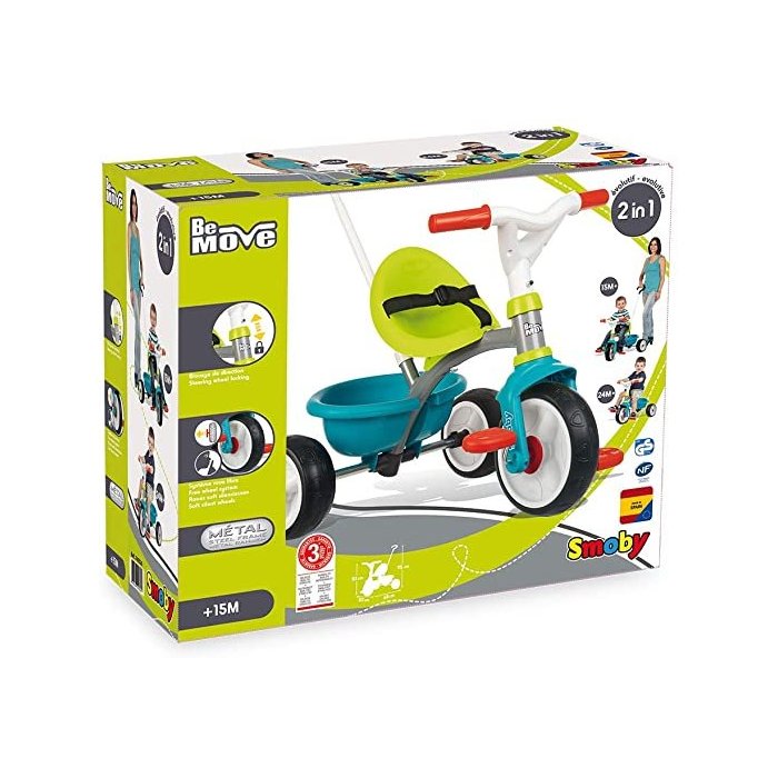TRICYCLE BE MOVE BLEU SMOBY 740326