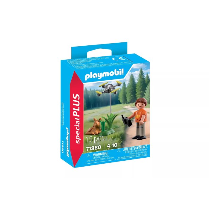SAUVETAGE D UN FAON PAR UN DRONE PLAYMOBIL 71880