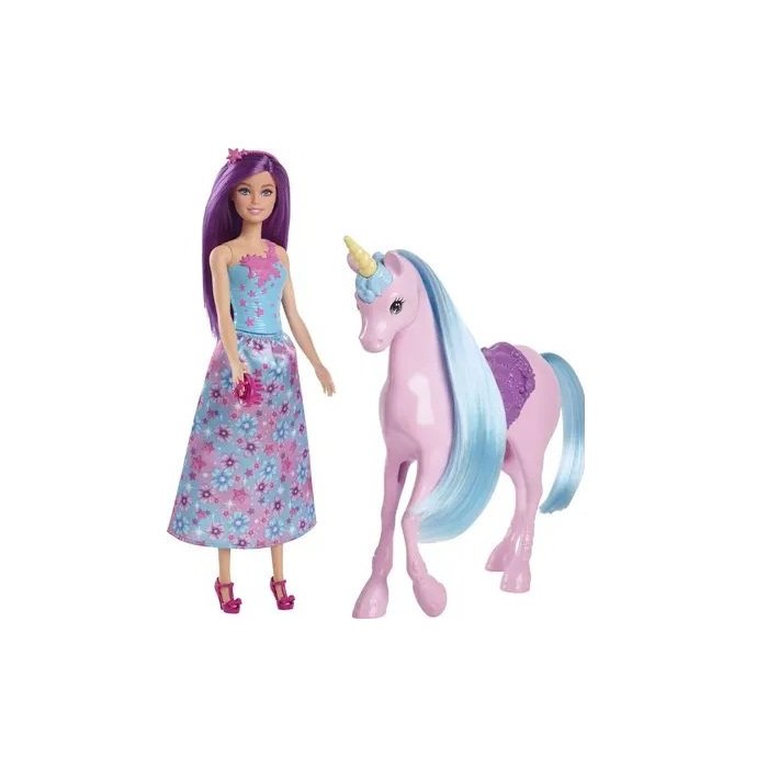 BARBIE POUPEE ET LICORNE SIDJ HYT62