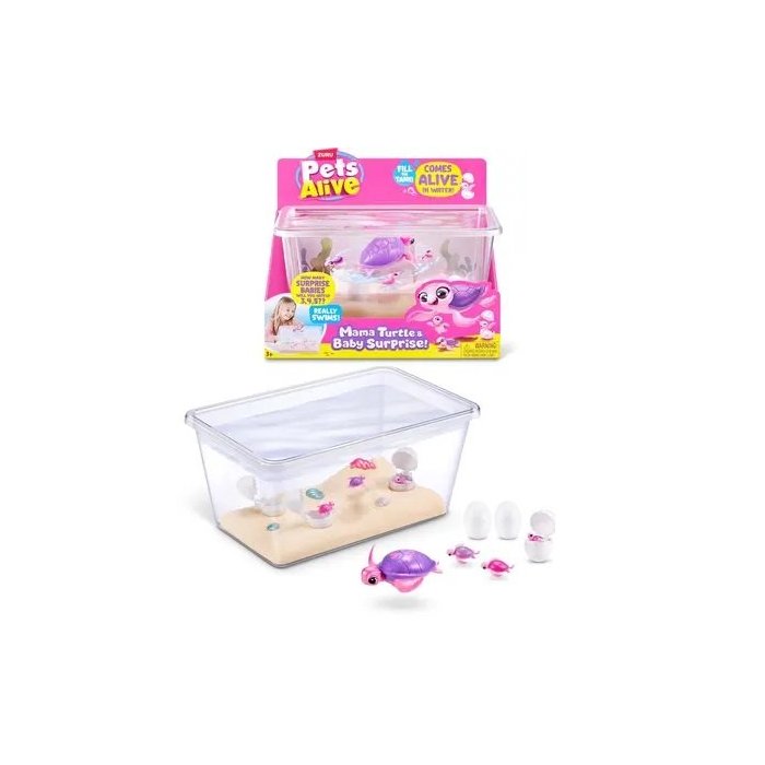PETS ALIVE SET MAMAN TORTUE ET BEBE SURPRISE SIDJ