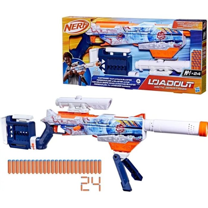 NERF LOADOUT ARCTIC ZEROSTRIKER HASBRO G17634