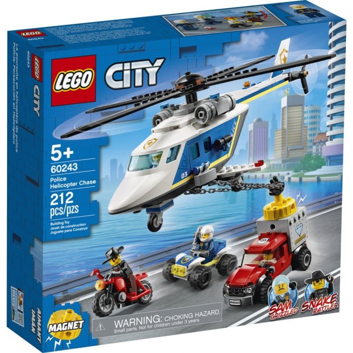 L ARRESTATION EN HELICOPTERE LEGO 60243