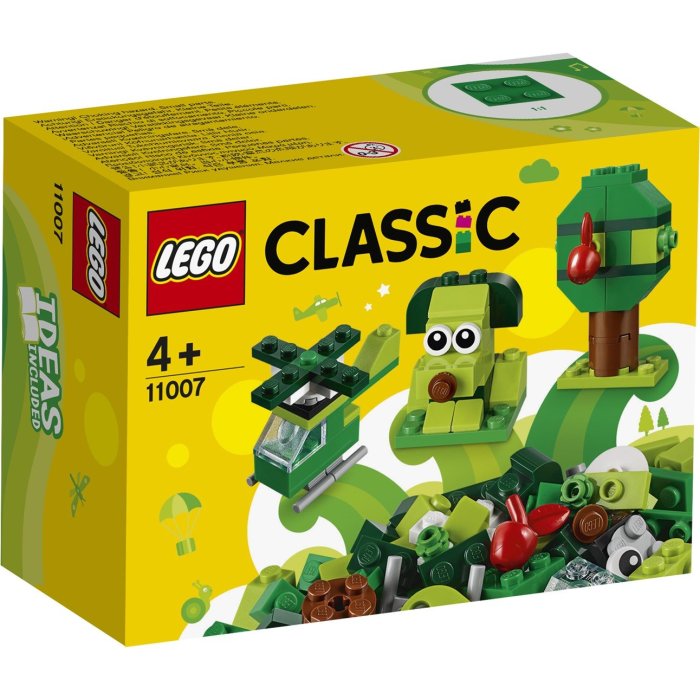 BRIQUES CREATIVES VERTES LEGO 11007