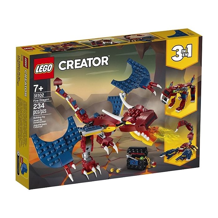 LE DRAGON DE FEU LEGO 31102