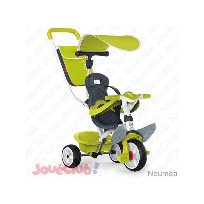 Tricycle baby balade bleu rouge Smoby
