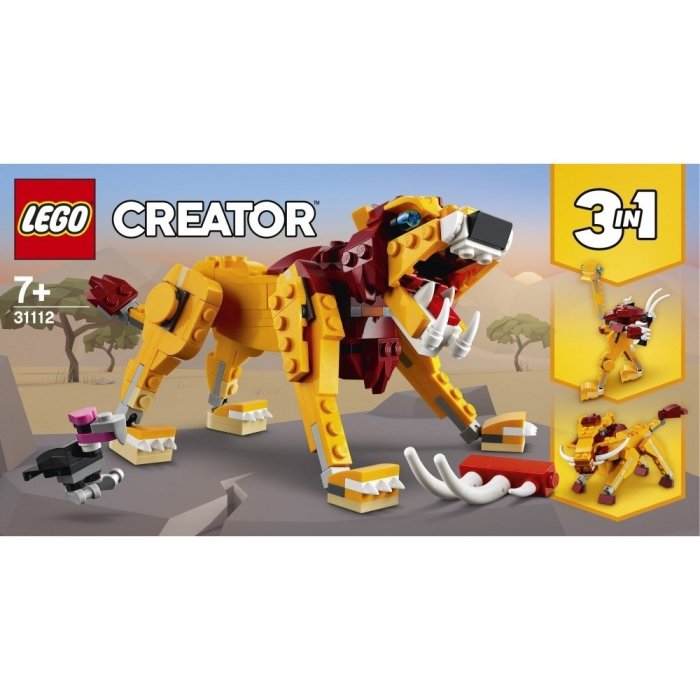 LE LION SAUVAGE 31112 LEGO