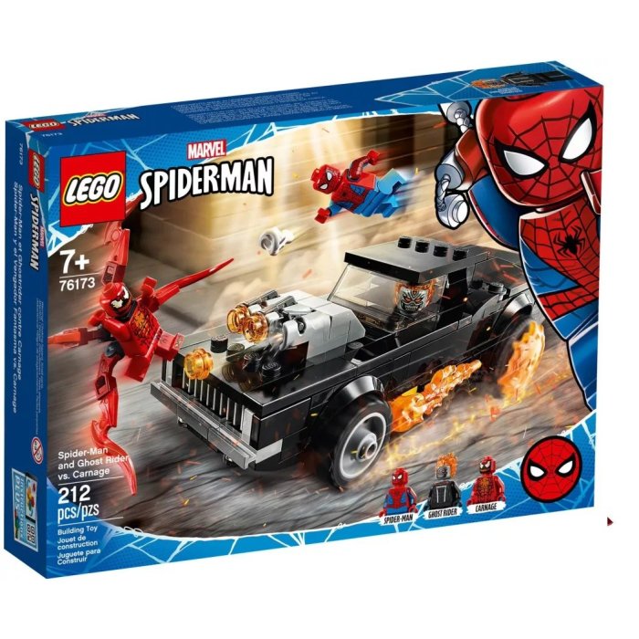 SPIDER MAN ET GHOST RIDER VS CARNAGE 76173 LEGO