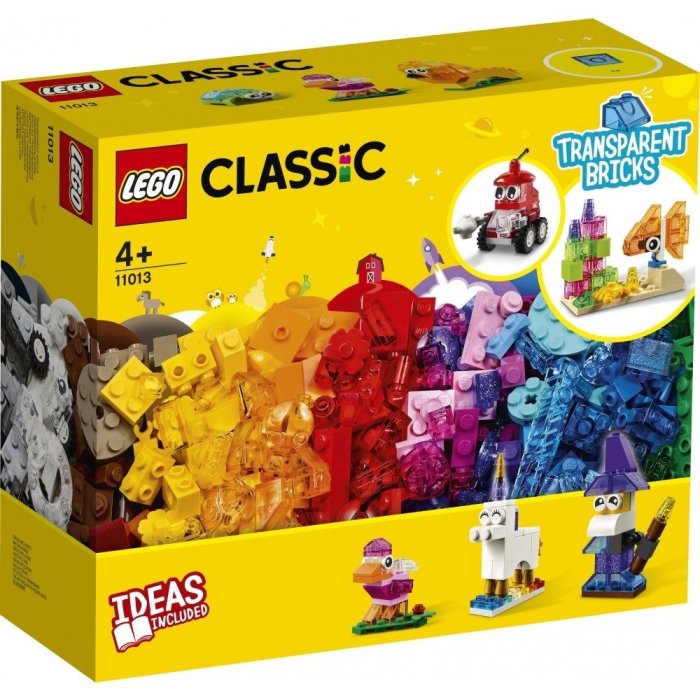 BRIQUE TRANSPARENTES CREATIVES 11013 LEGO