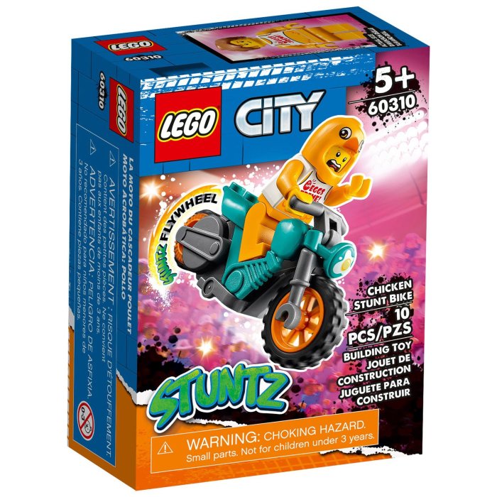 LA MOTO DE CASCADE DU POULET LEGO 60310
