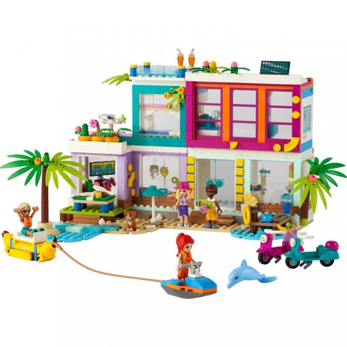 LA MAISON DE VACANCES SUR LA PLAGE LEGO 41709