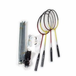 4 BADMINTONS RAQUETTES AVEC...