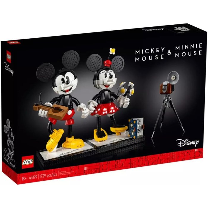 PERSONNAGES CONSTRUIRE MICKEY ET MINNIE LEGO 43179