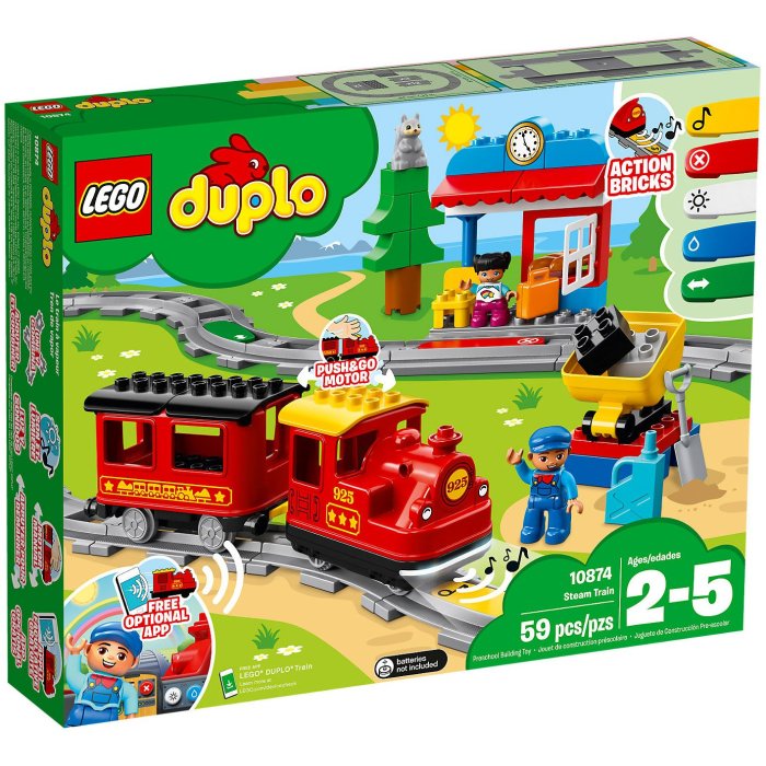 LE TRAIN A VAPEUR LEGO 10874