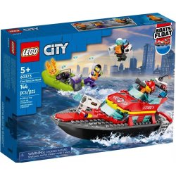 Le bateau de sauvetage des pompiers Lego City 60373