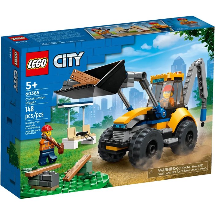 LA PELLETEUSE DE CHANTIER LEGO 60385