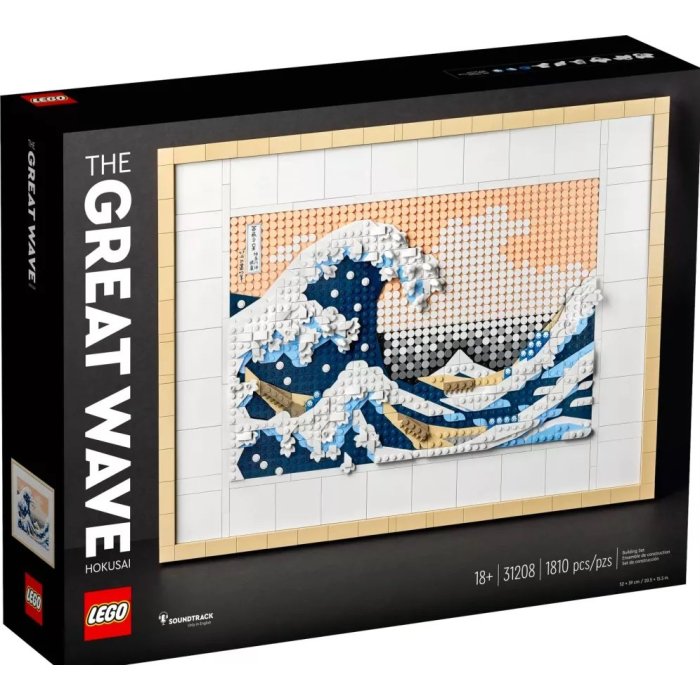 HOKUSAI LA GRANDE VAGUE LEGO 31208