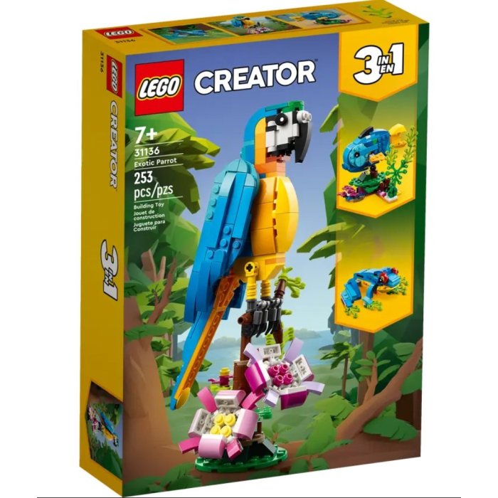 LE PERROQUET EXOTIQUE LEGO 31136