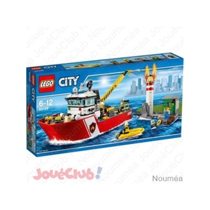 LE BATEAU DES POMPIERS LEGO 60109
