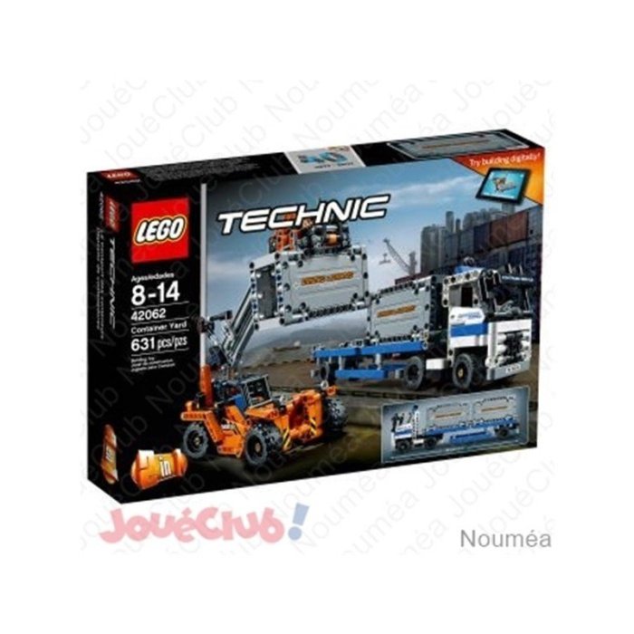 LE TRANSPORT DU CONTENEUR LEGO 42062