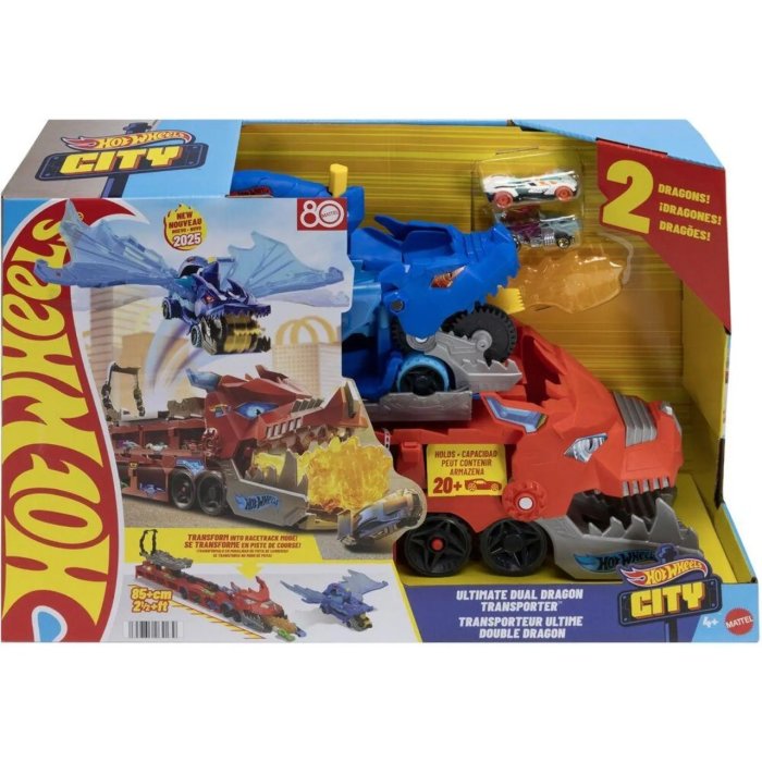 HOT WHEELS ULTIMATE TRANSPORTEUR DRAGONS MATTEL