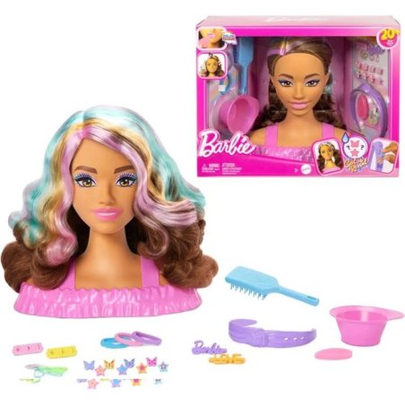 BARBIE TETE A COIFFER BRUNE...