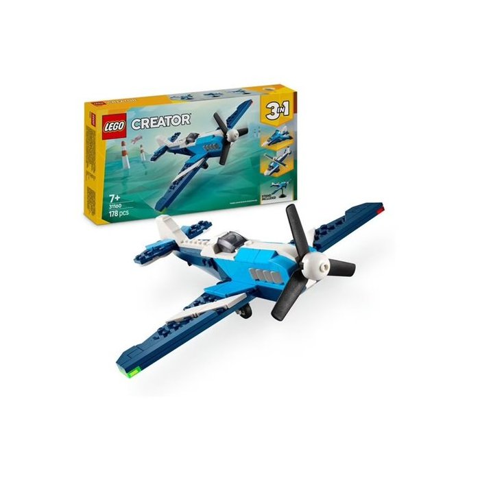 AERONEF L AVION DE COURSE LEGO 31160