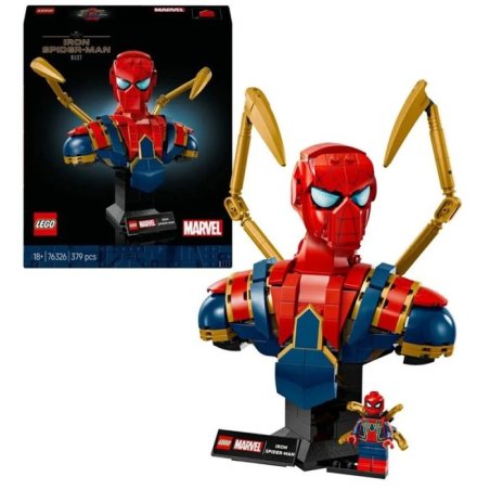 BUSTE IRON SPIDER MAN LEGO...