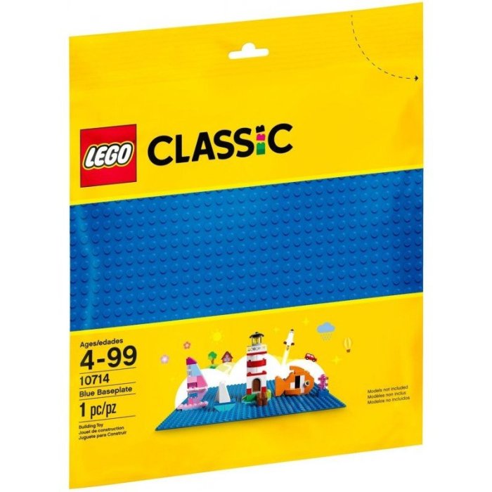 LA PLAQUE DE BASE BLEUE LEGO 10714