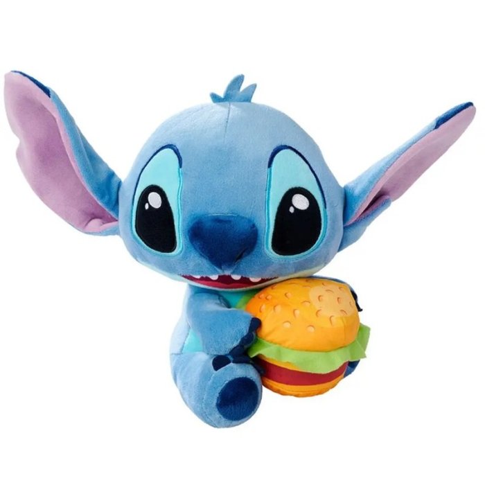 PELUCHE STITCH AVEC HUMBURGER 25CM SIDJ 6315870513