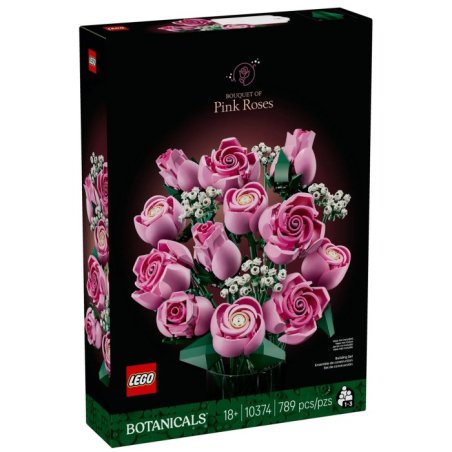 BOUQUET DE ROSES ROSE LEGO...