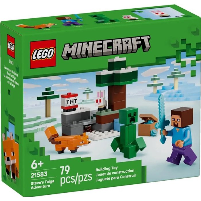 LES AVENTURES DE STEVE LEGO 21583