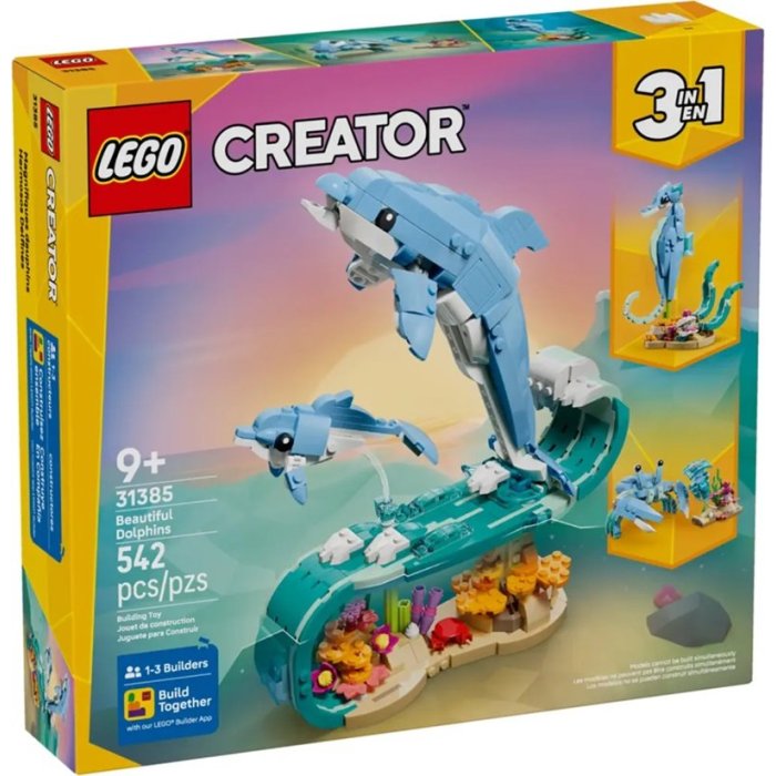 ANIMAUX MARINS LES BEAUX DAUPHINS LEGO 31385