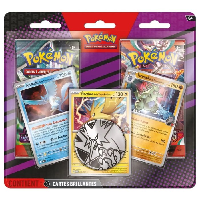 POKEMON 3 CARTES PROMO ASMODEE 2P0ACKOCT25