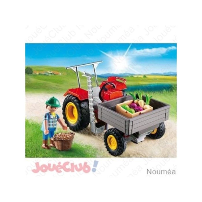 FERMIER AVEC FAUCHEUSE PLAYMOBIL 6131