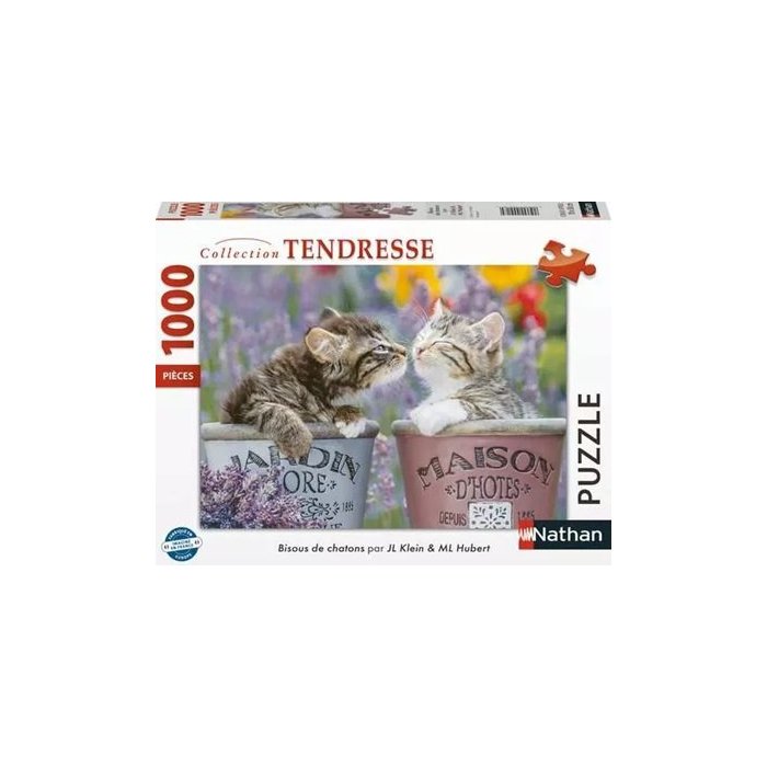 PUZZLE 1000 PCS BISOUS DE CHATONS RAVENS 009184