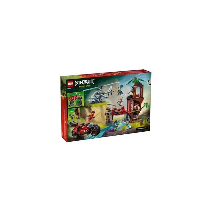 LA CABANE ET LES VEHICULES DES NINJAS LEGO 71857