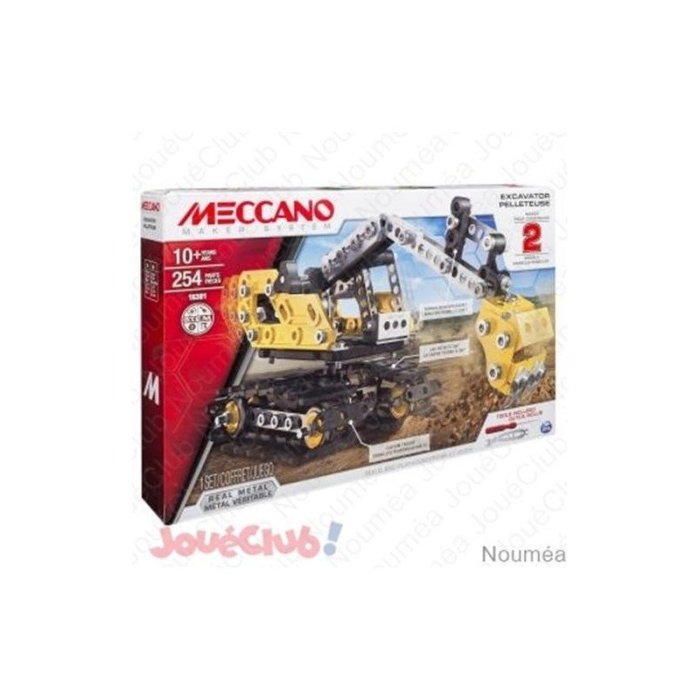 Meccano - 6027036 - Pelleteuse : : Jeux et Jouets