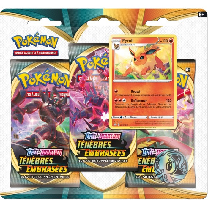 POKEMON PACK 3 BOOSTER ASMODEE 3PACK01EB03